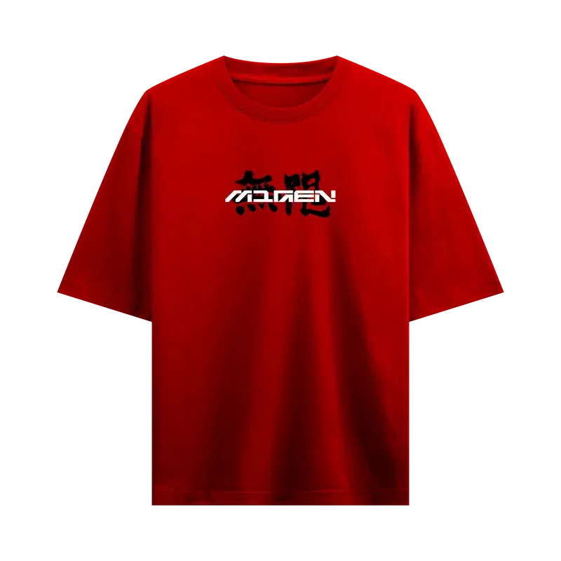 Myugen Reborn From Ruin Oversized T-Shirt Red
