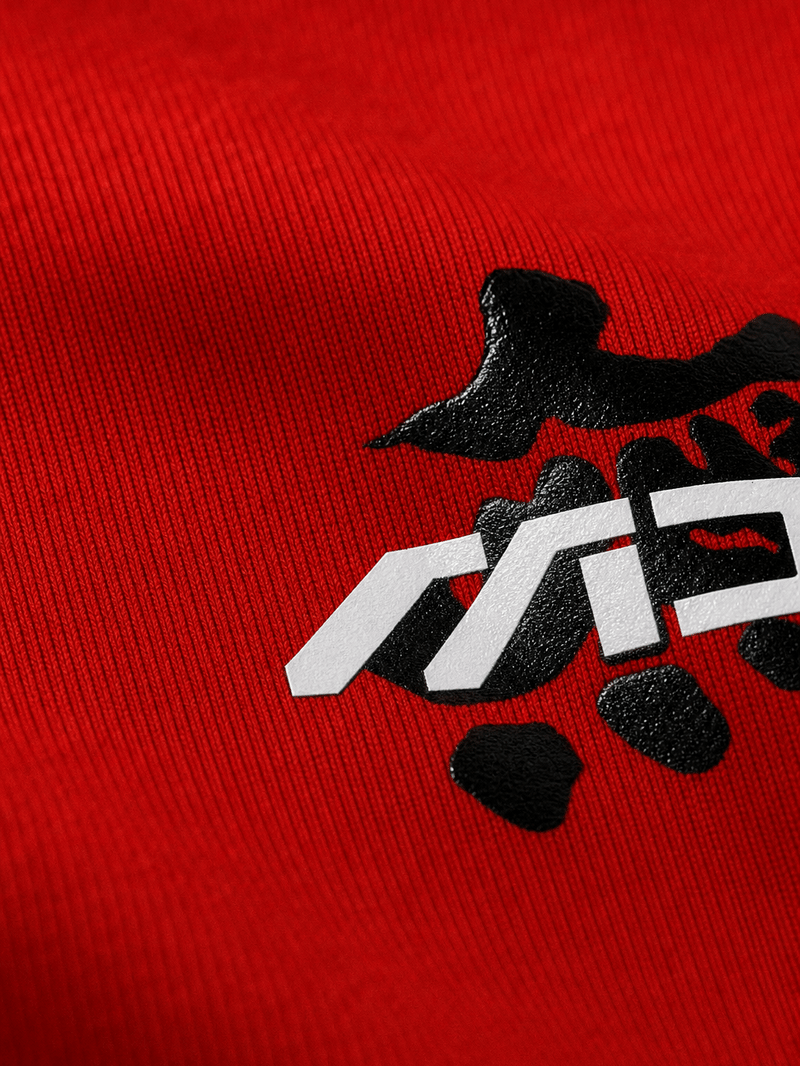 Myugen Reborn From Ruin Oversized T-Shirt Red