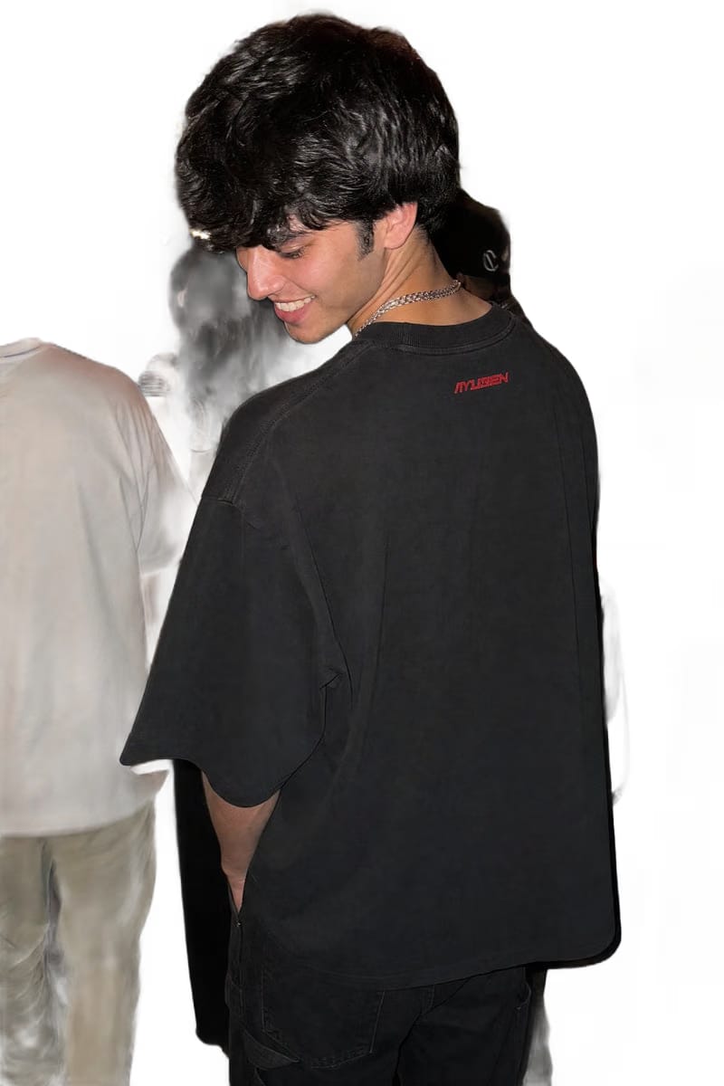 Myugen Shadow Inferno Oversized T-Shirt Black