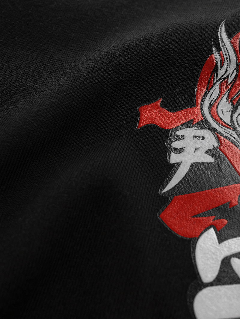 Myugen Shadow Inferno Oversized T-Shirt Black