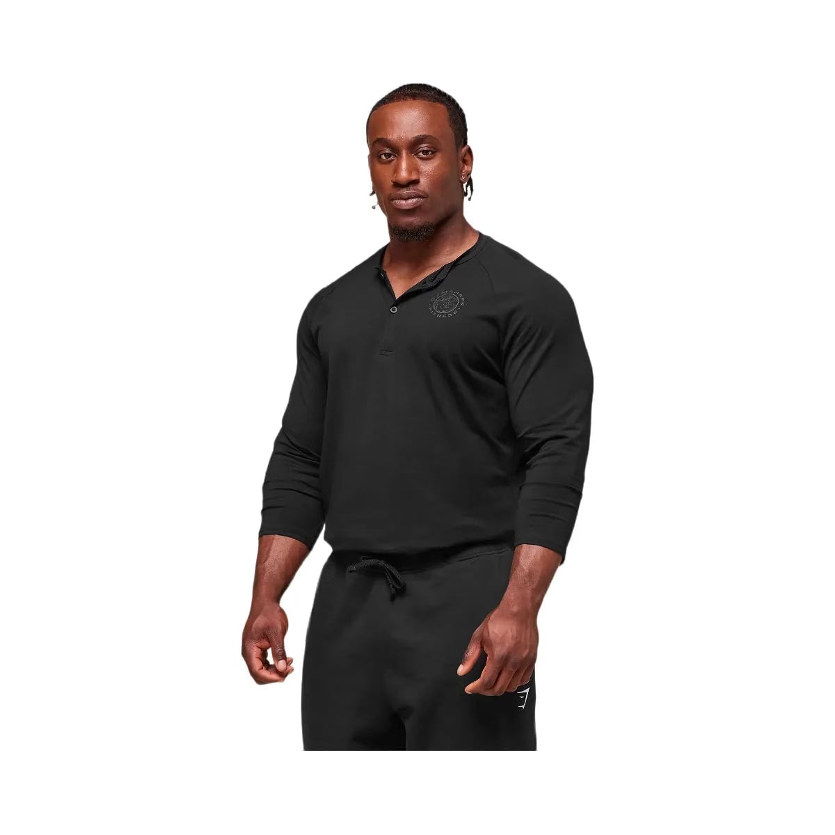 Gymshark Legacy Henley Black