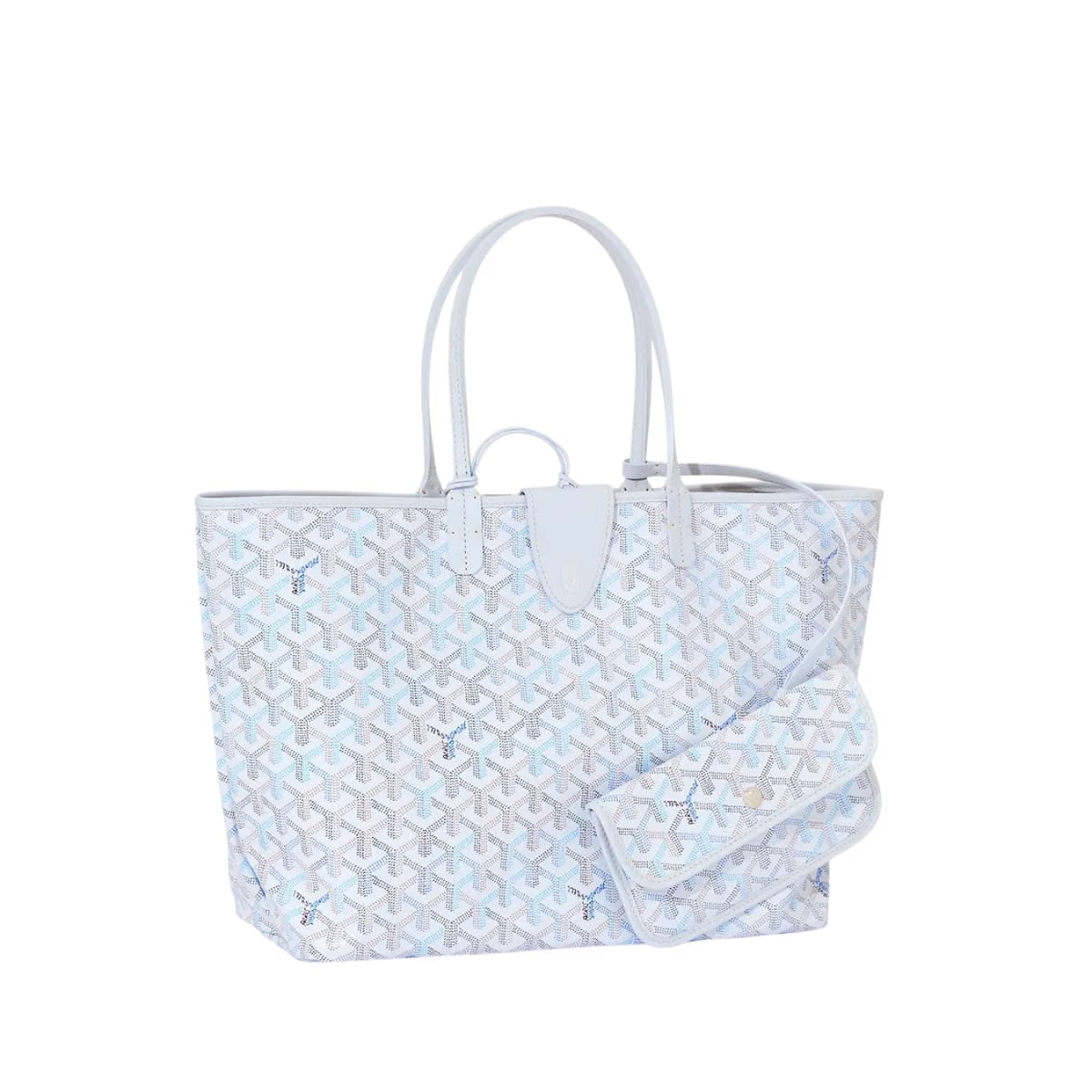 Goyard Saint Louis Pm Bag Multicoloured Multicoloured Polar Blue