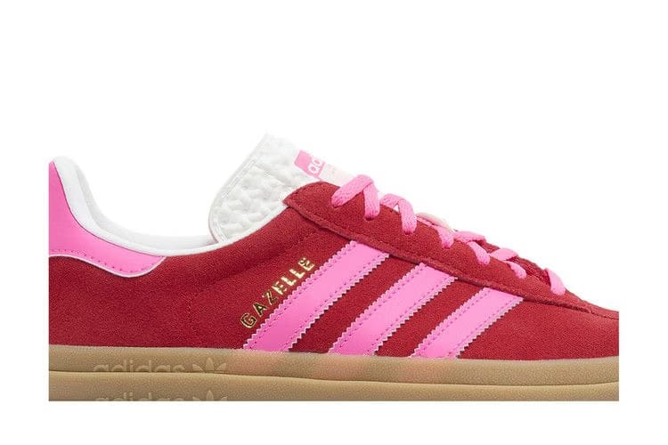 Wmns Gazelle Bold 'Collegiate Red Lucid Pink'