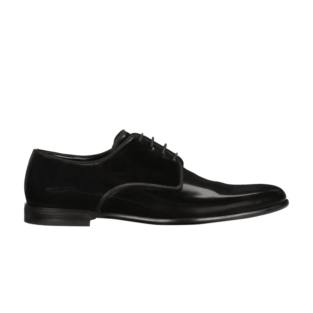 Dolce & Gabbana Brushed Calfskin Derby Black