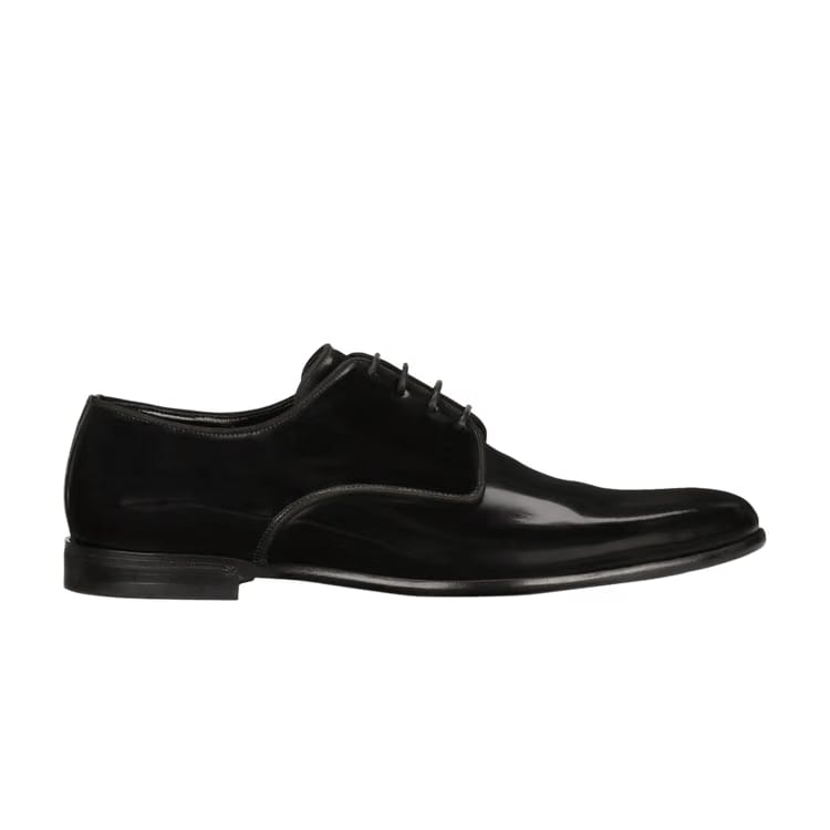 Dolce & Gabbana Brushed Calfskin Derby Black