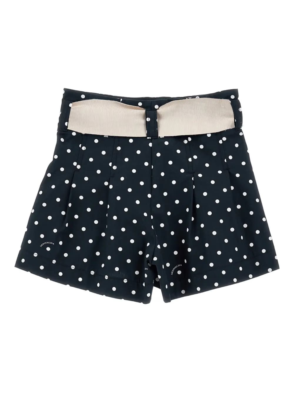 polka-dot bow shorts