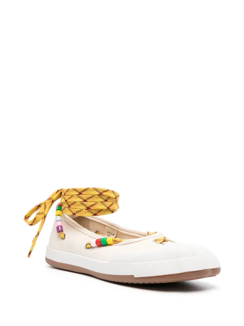 lace-up ballerina sneakers