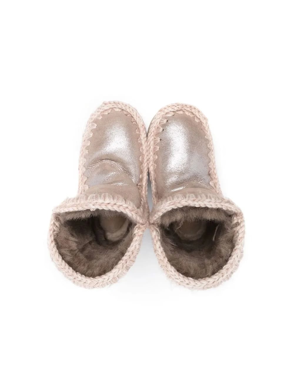 shearling-lined leather boots