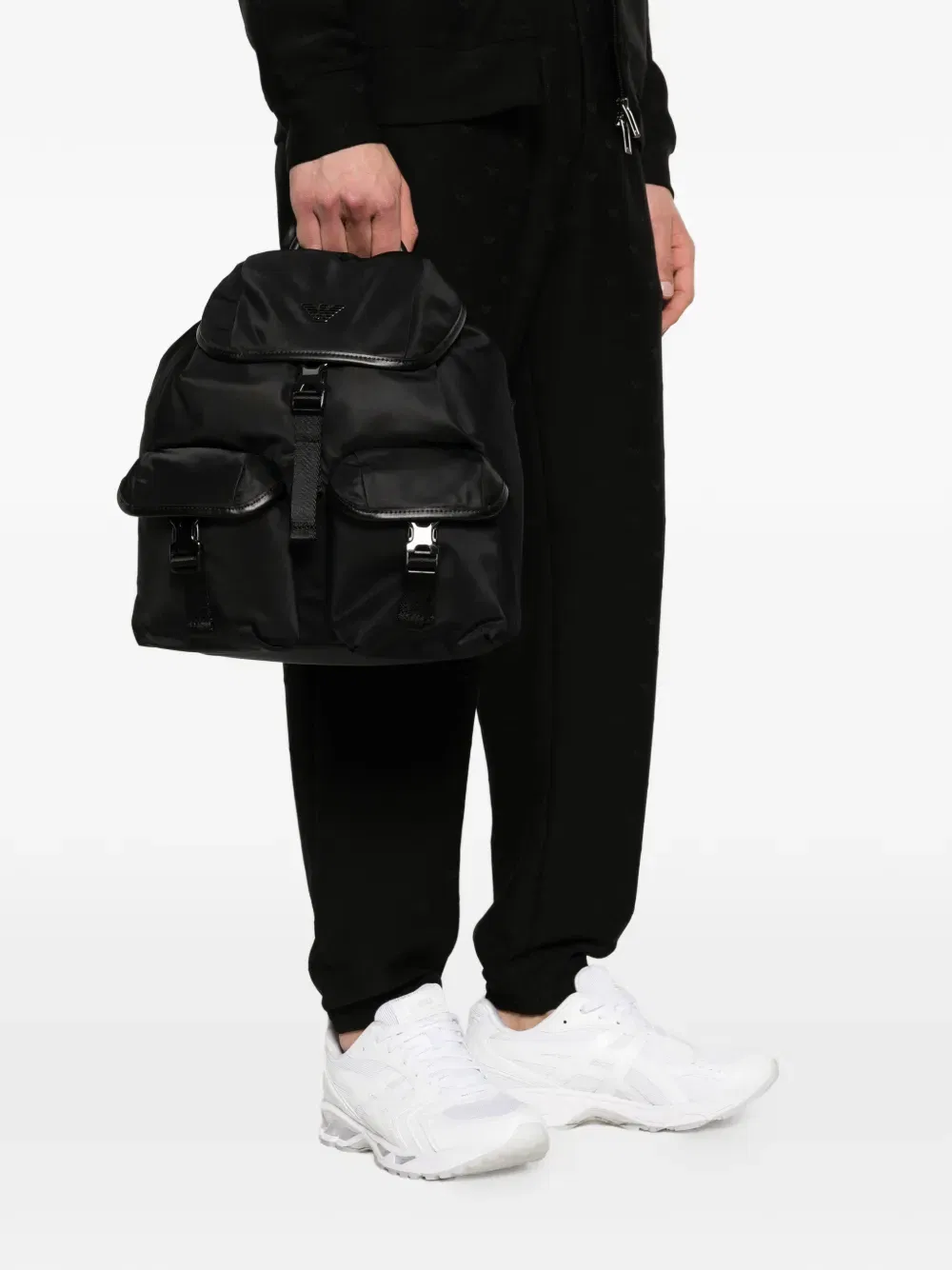 flap buckle backpack