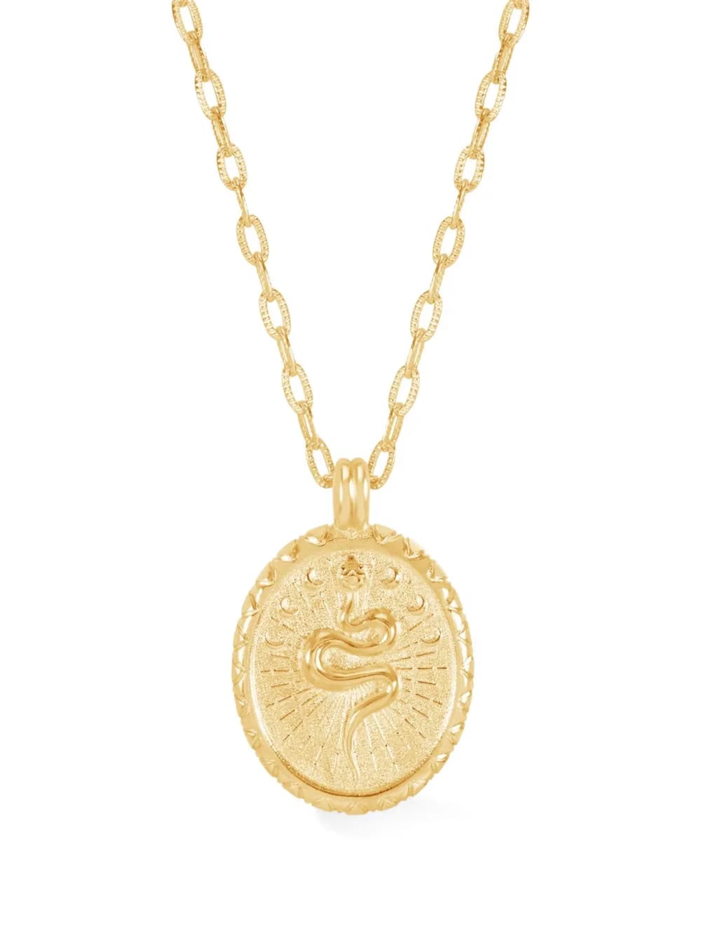 Snake talisman necklace