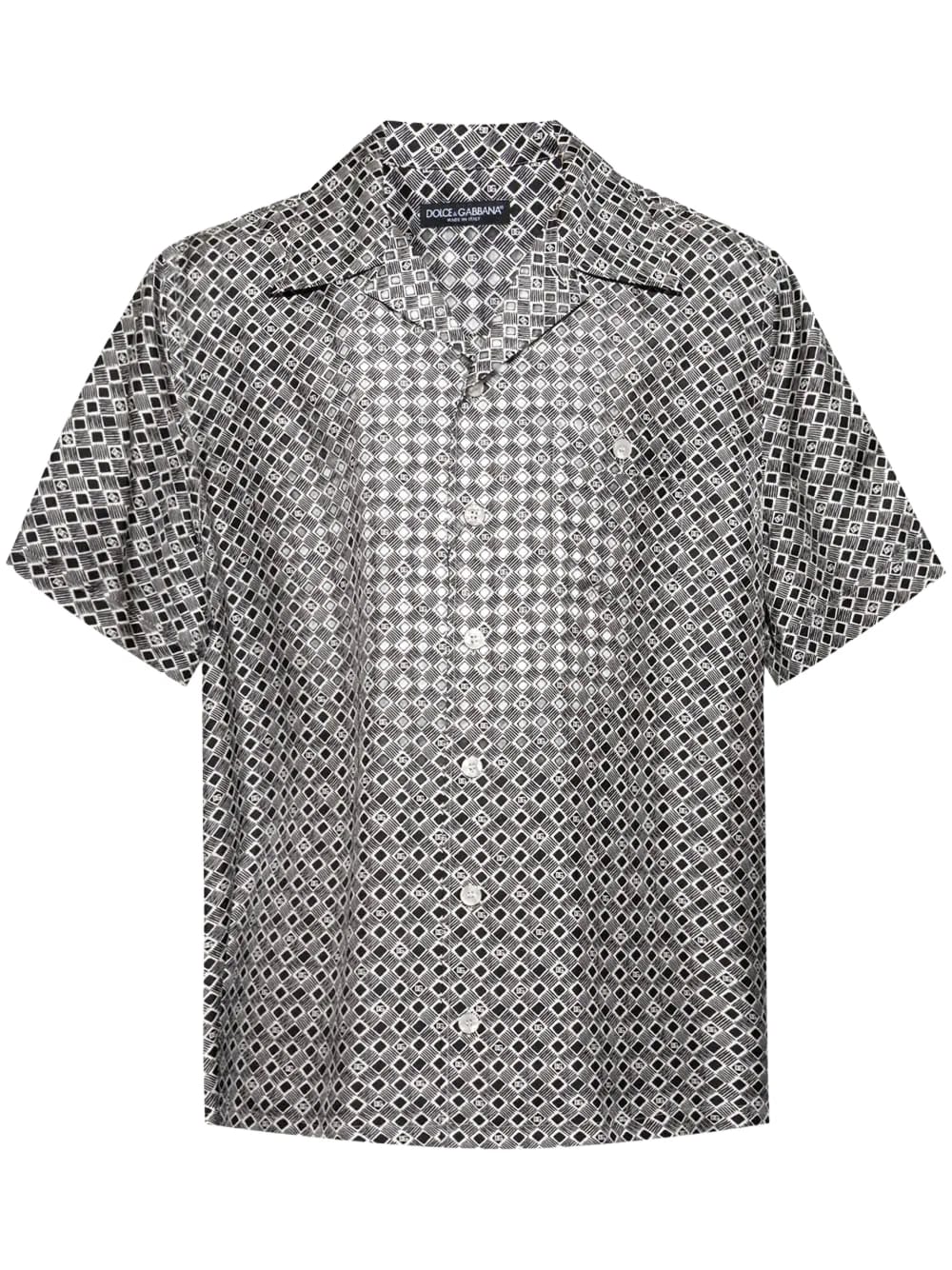 geometric-pattern shirt