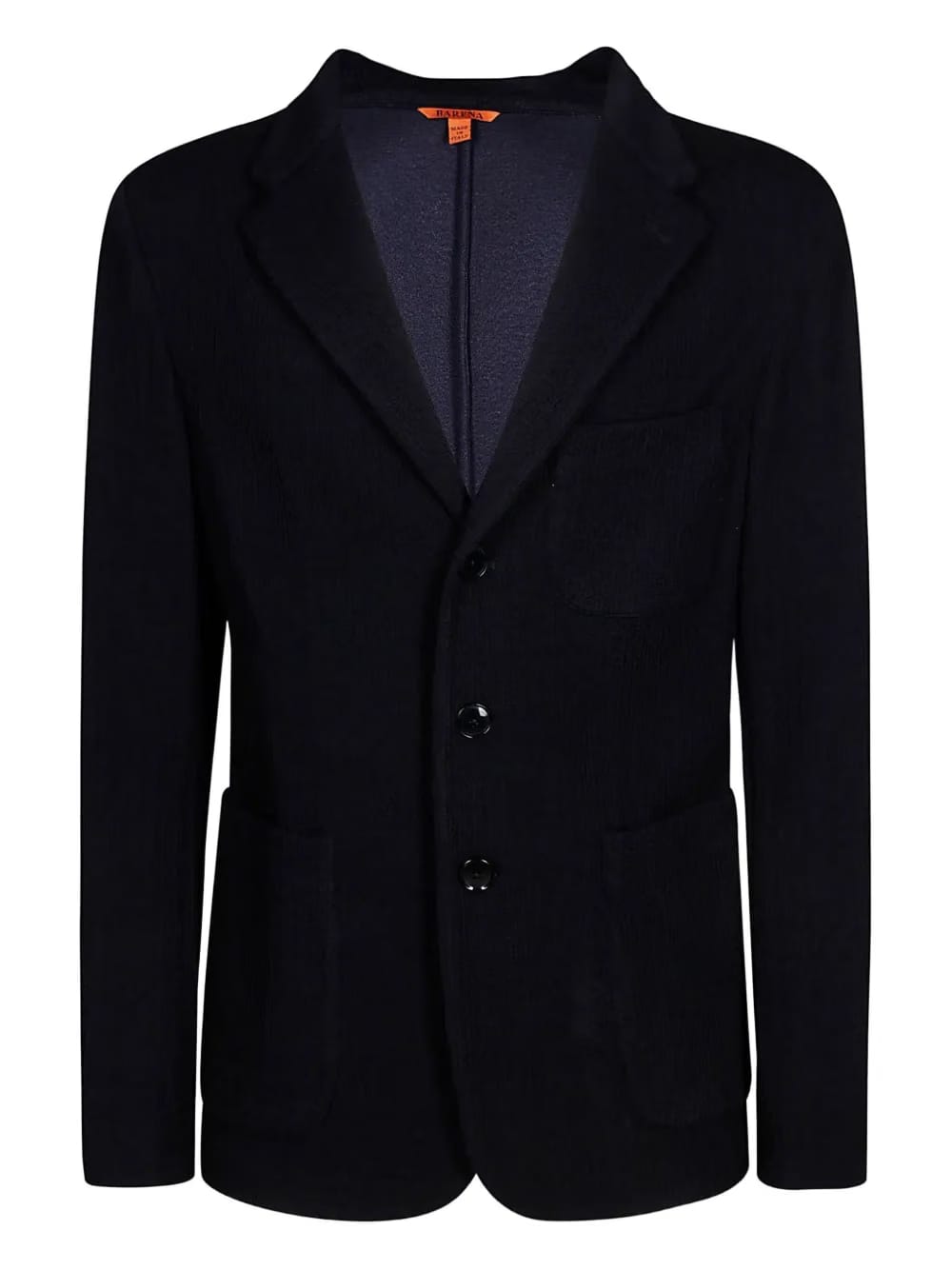 button-closure patch-pocket jacket