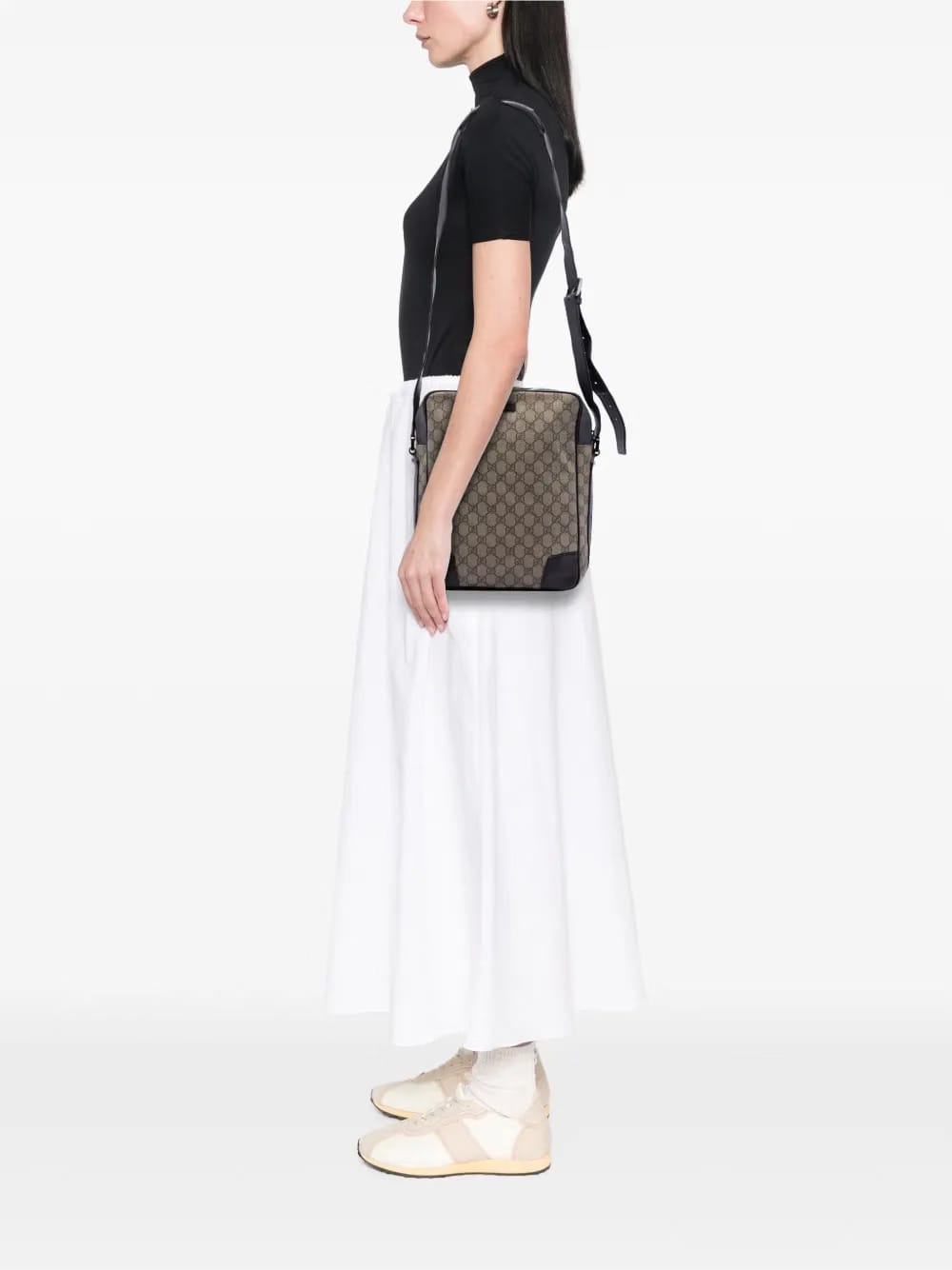 2000-2015 GG Supreme Web crossbody bag