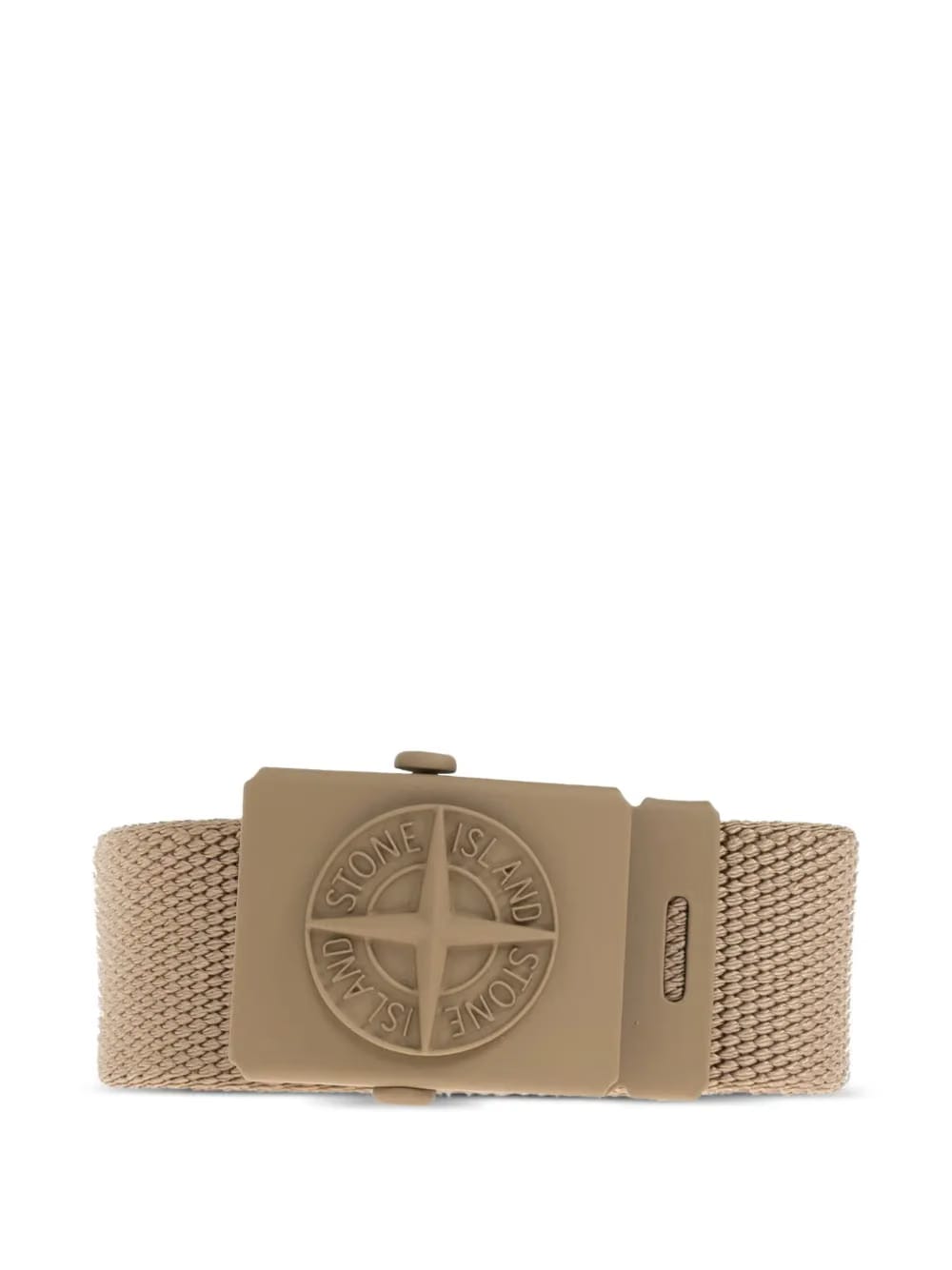 logo-plaque woven belt