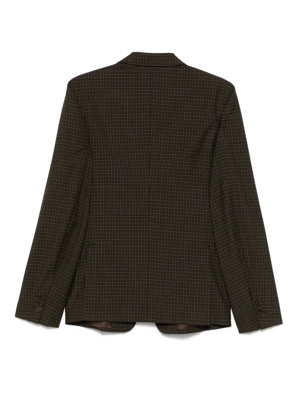 2010s check-pattern blazer