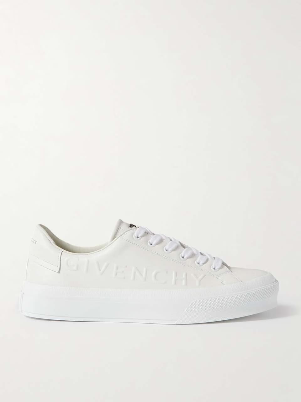 Givenchy Logo Embossed Leather Sneaker
