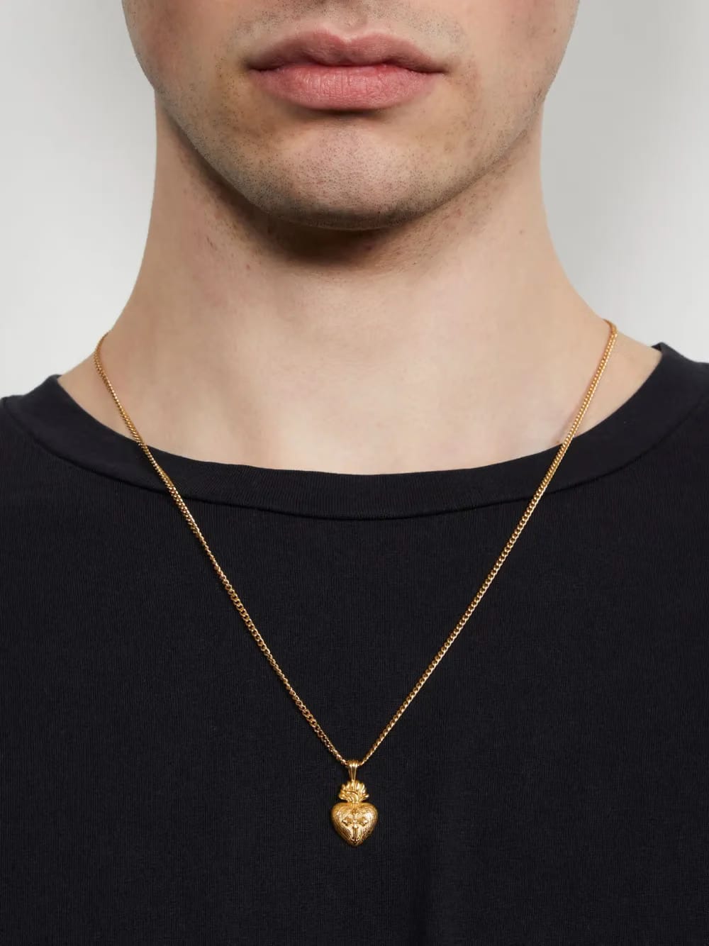 small Sacred Heart necklace
