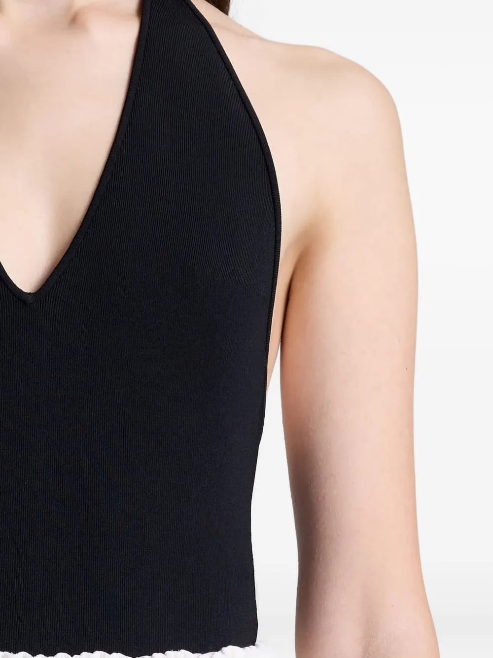 Lila halter-neck bodysuit