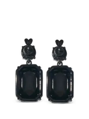 crystal Riviere drop earrings