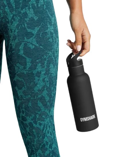 Gymshark Insulated Straw Flask Black