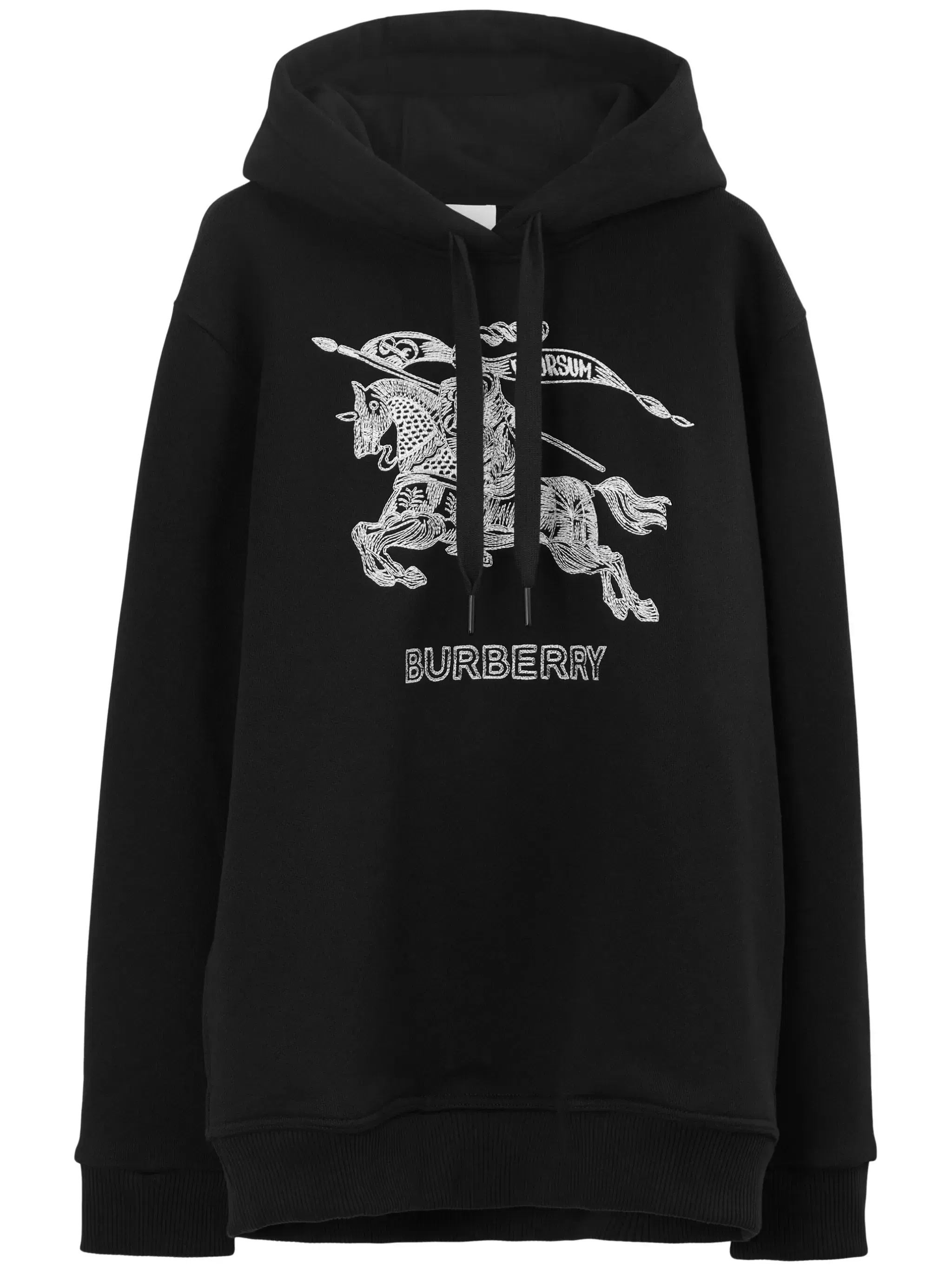 Burberry Embroidered EKD logo Print Hoodie