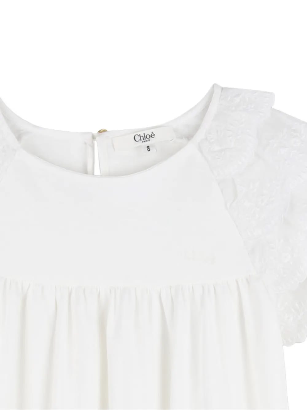 lace ruffled dress