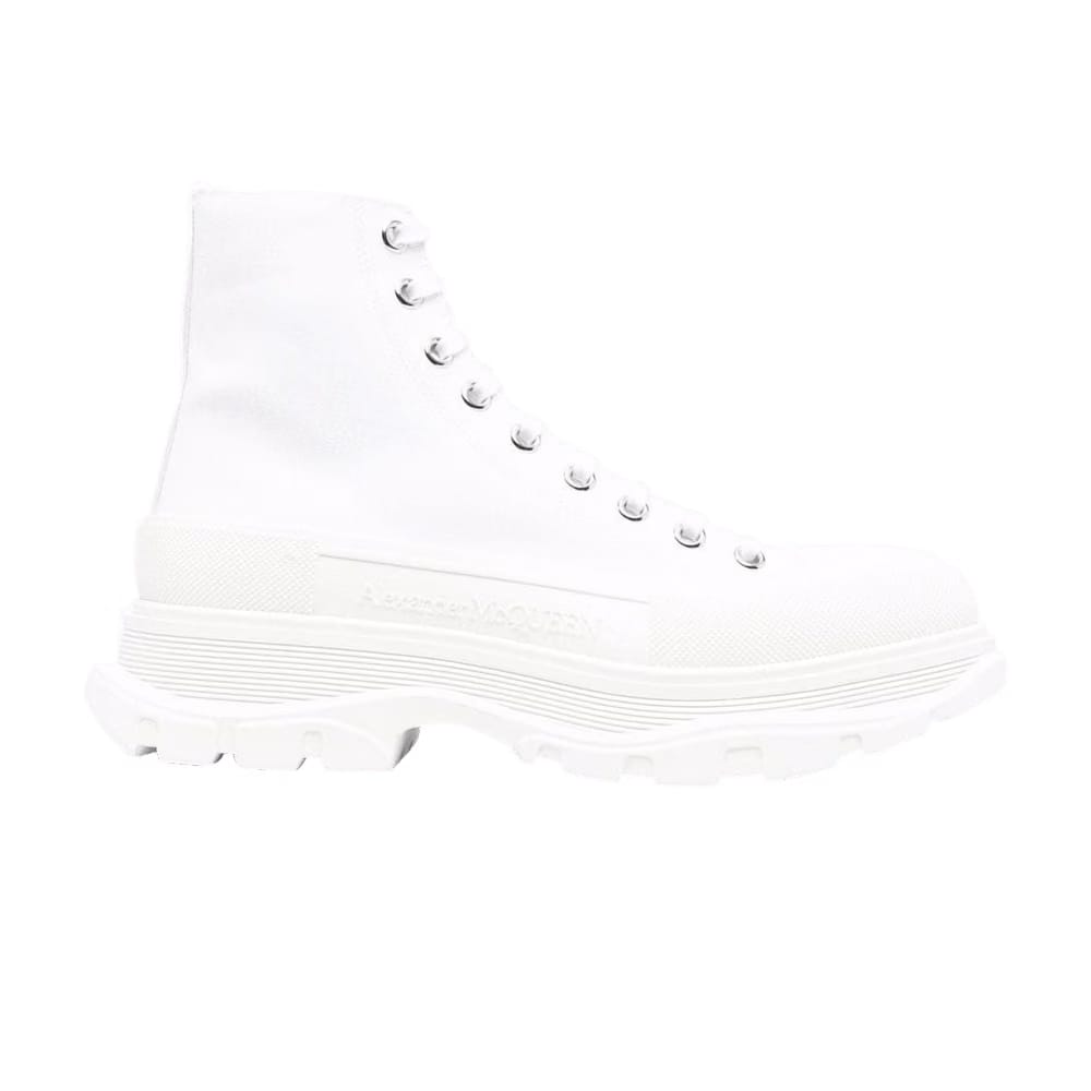 Alexander McQueen Tread Slick Boots White