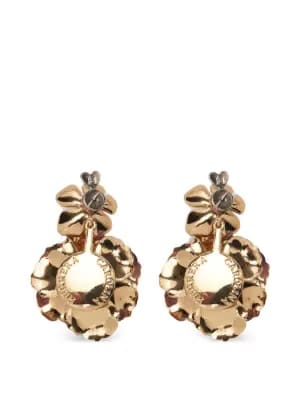 flower dangle earrings