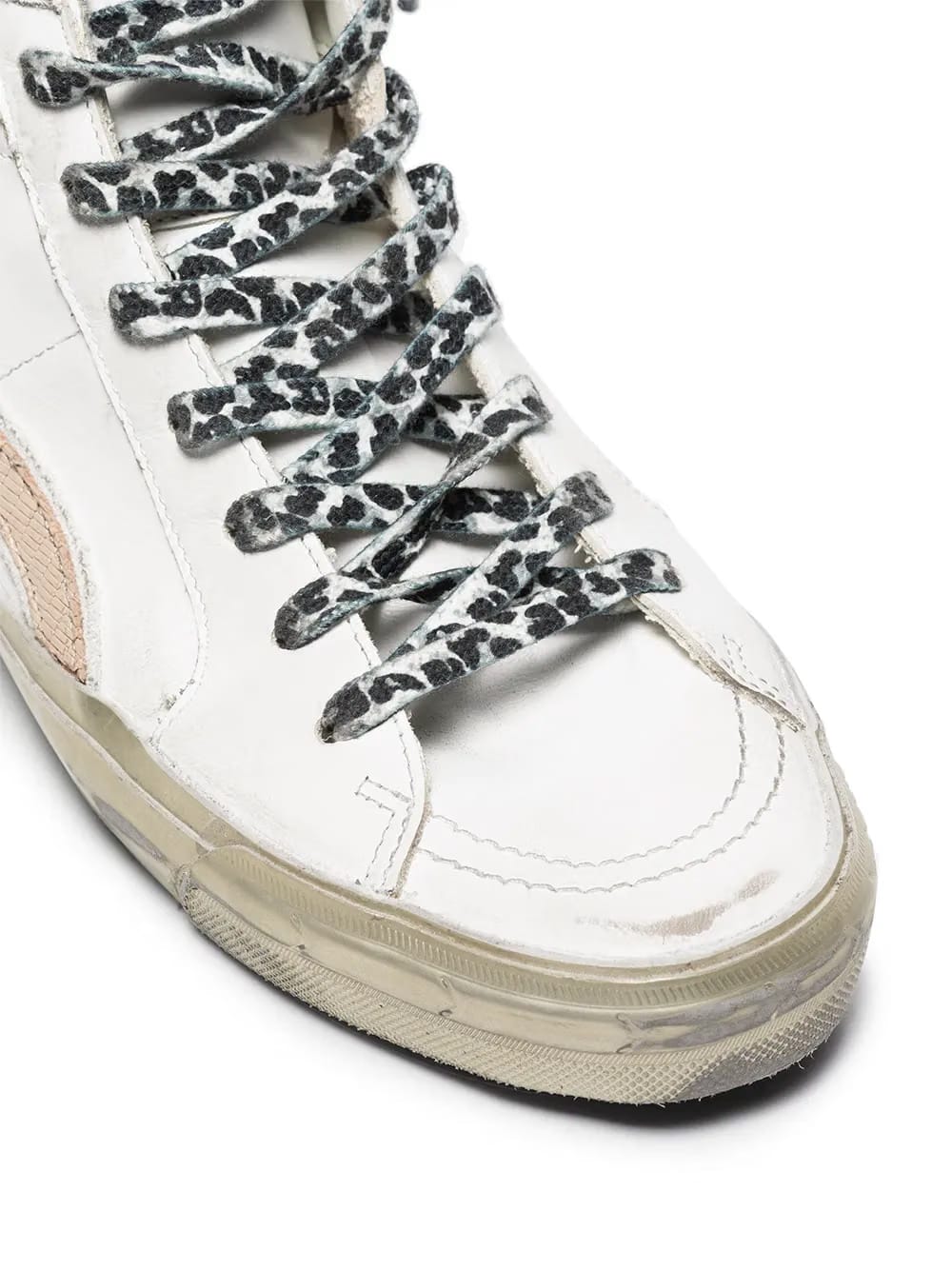 Slide high-top sneakers