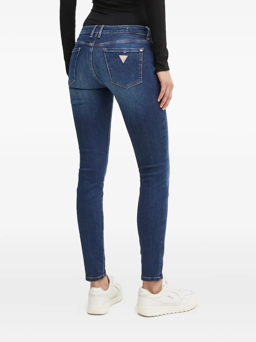 triangle-logo jeans
