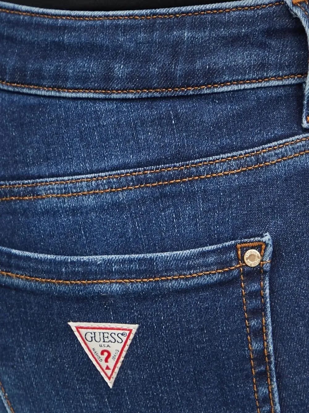 triangle-logo jeans