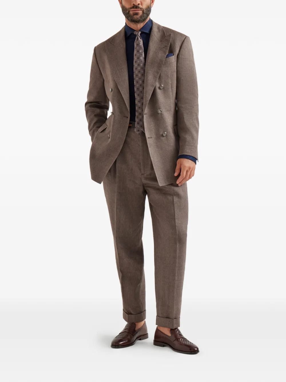 peak-lapels blazer