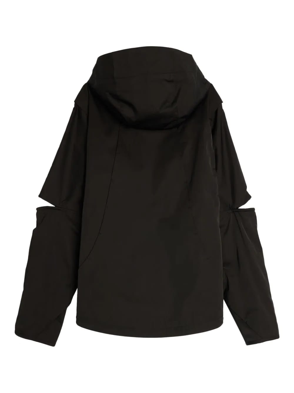 Storm cut-out hooded jacket