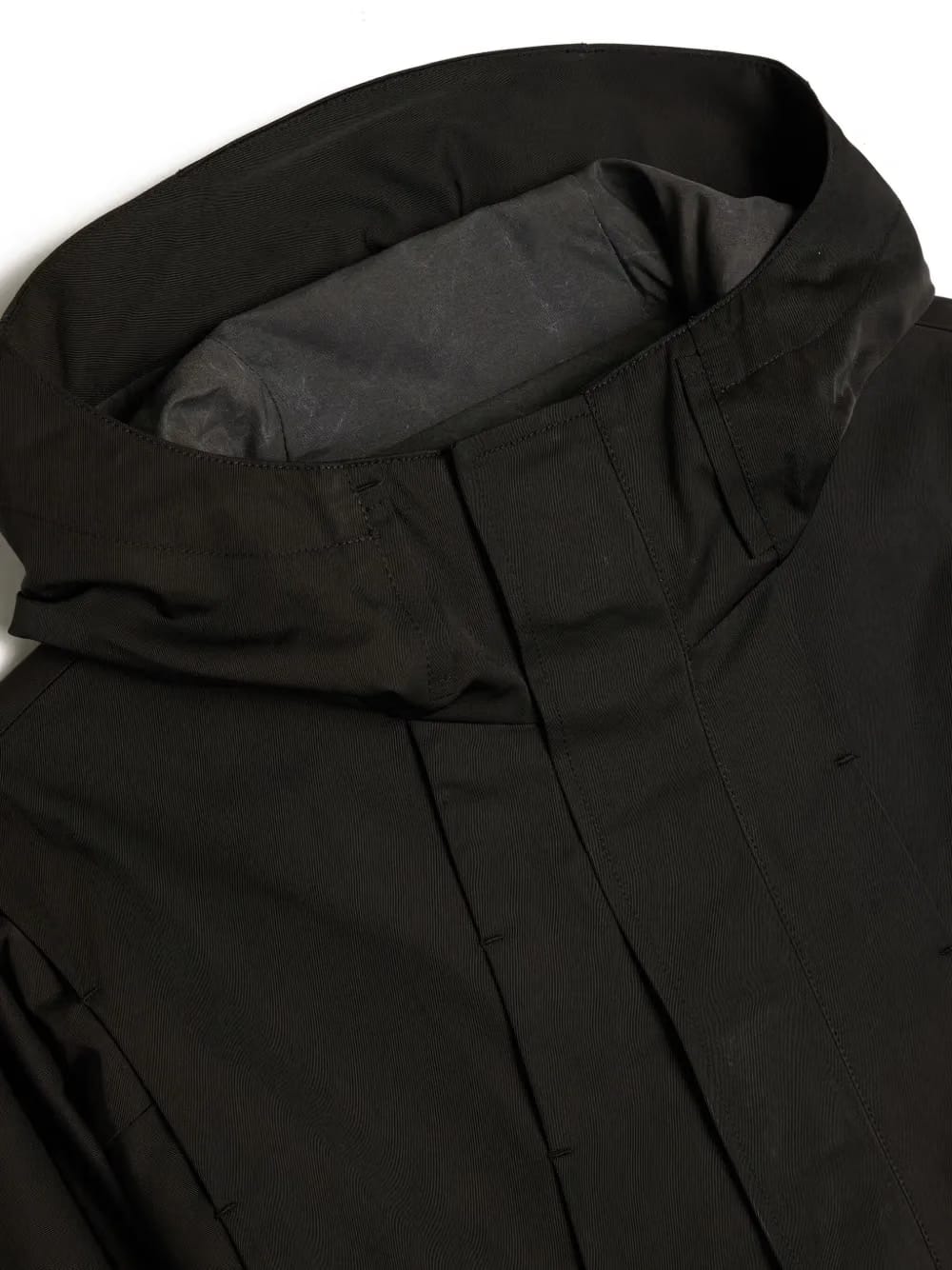 Storm cut-out hooded jacket