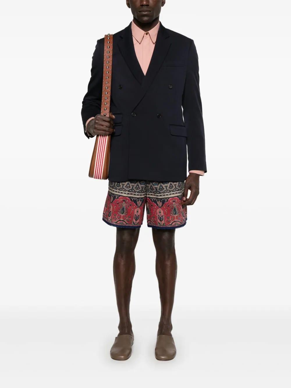 Voyage Imaginaire-print shorts