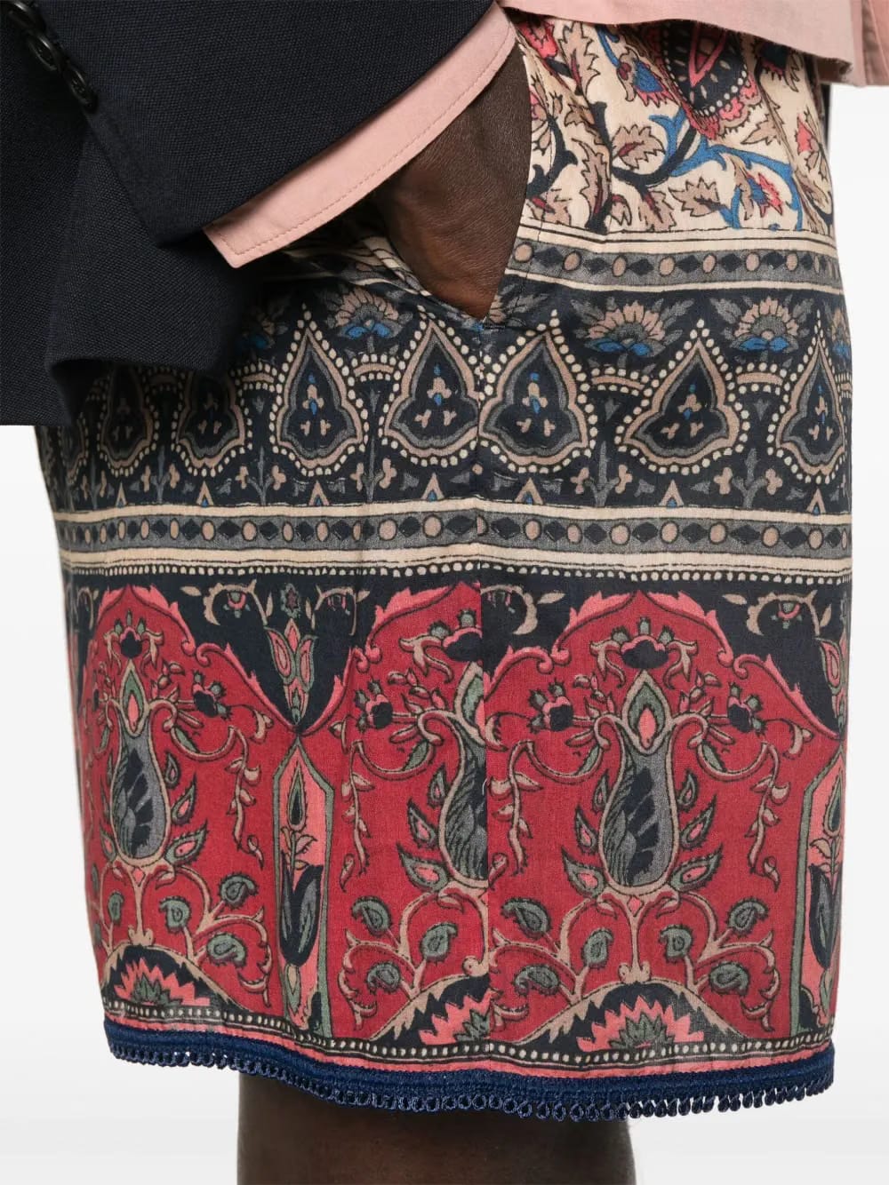 Voyage Imaginaire-print shorts
