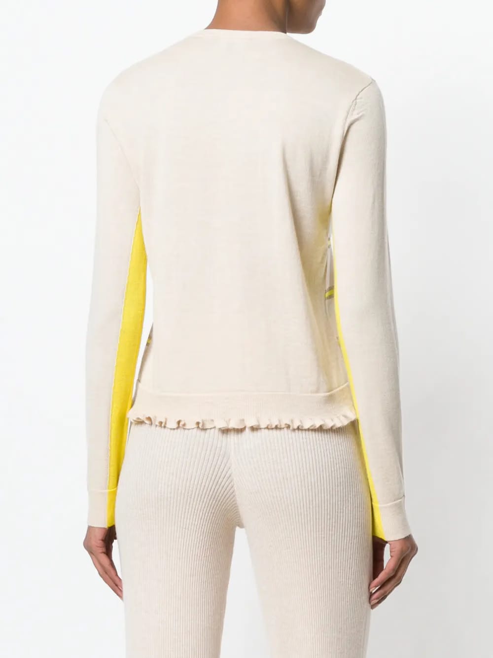 Capucine cropped striped cardigan