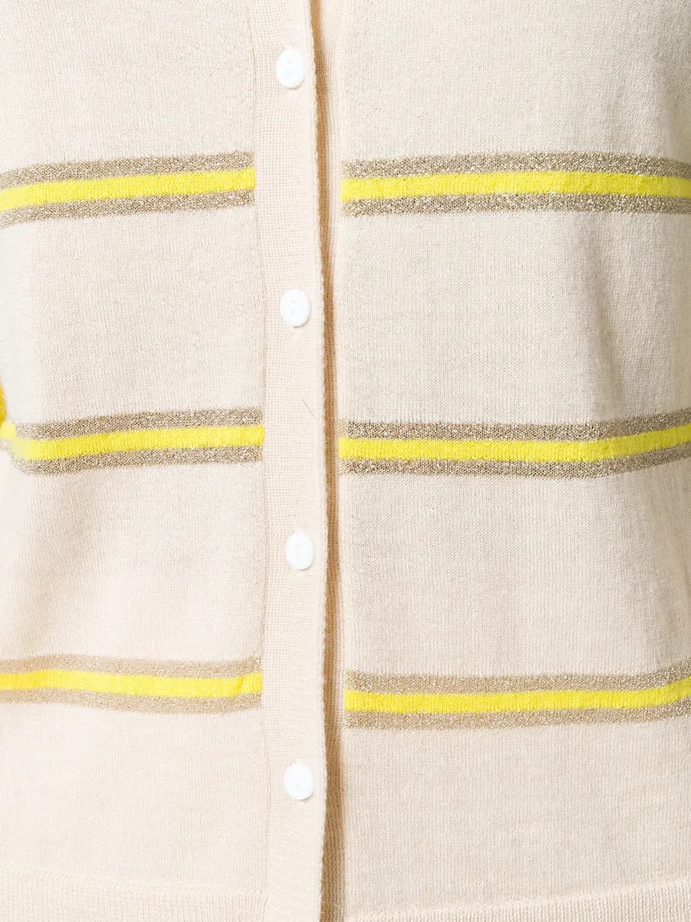Capucine cropped striped cardigan