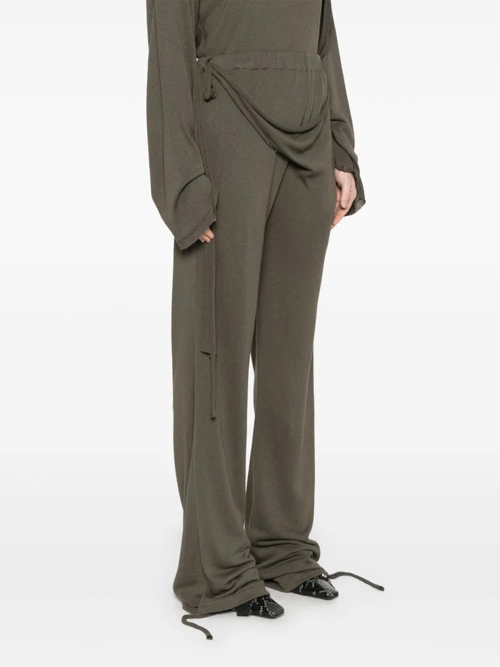 deconstructed-design trousers
