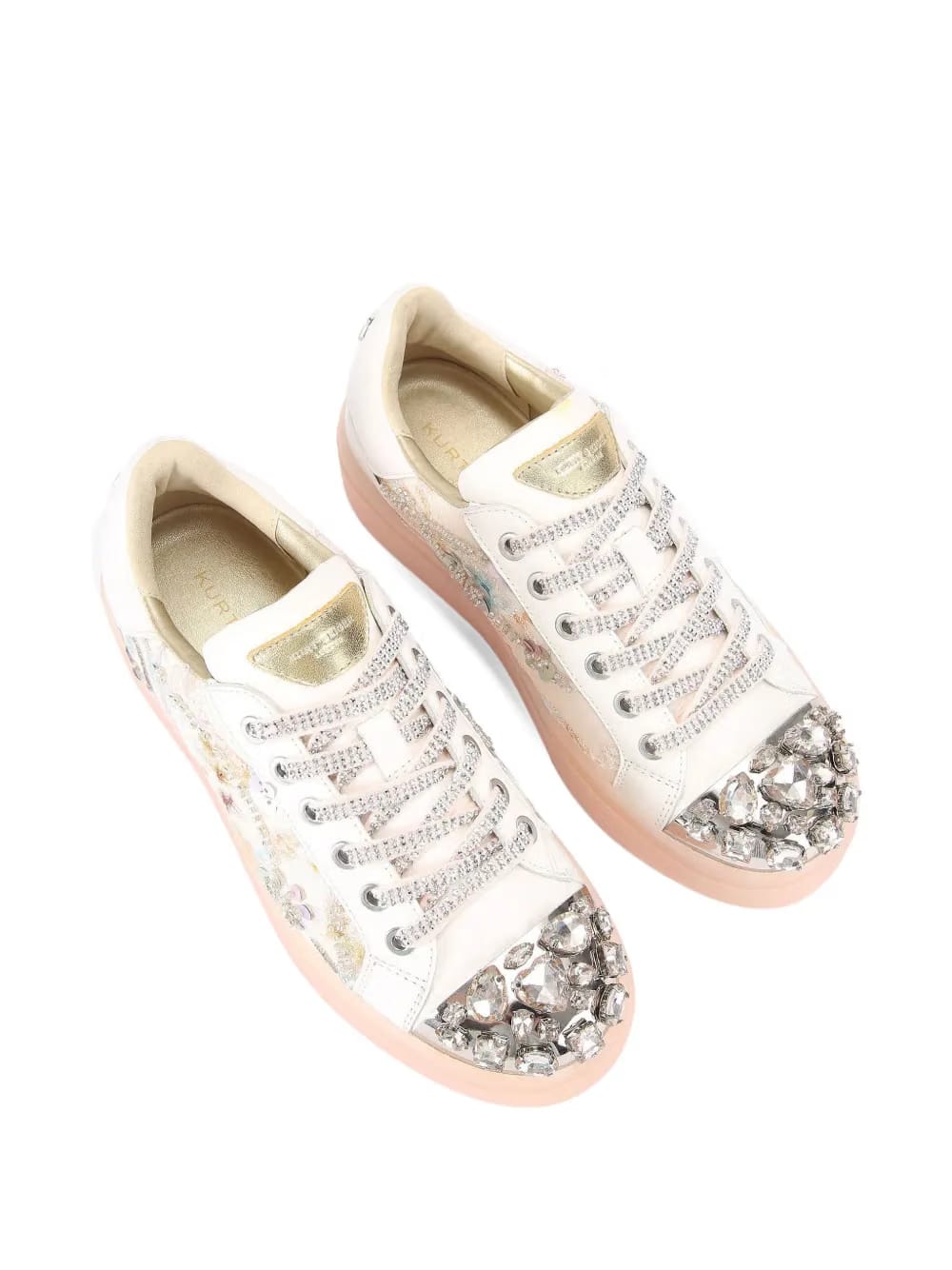 crystal-embellished sneakers