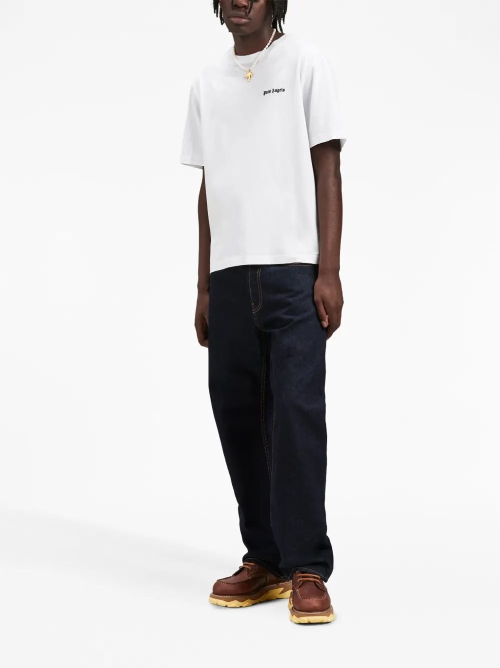 embroidered logo crew-neck T-Shirt