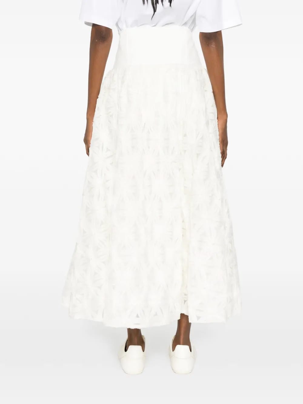 floral midi skirt