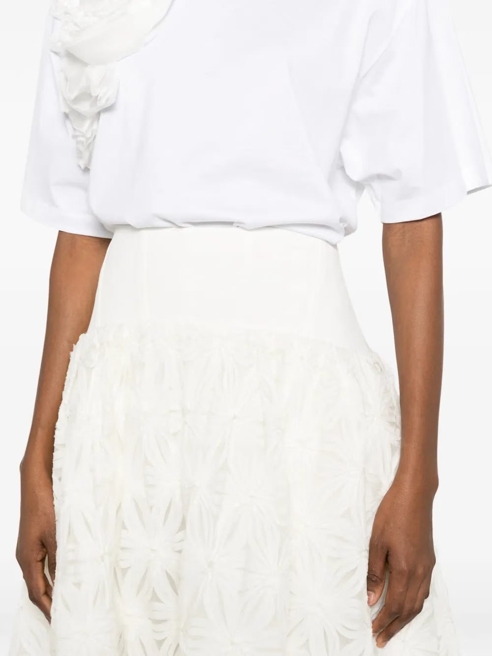 floral midi skirt