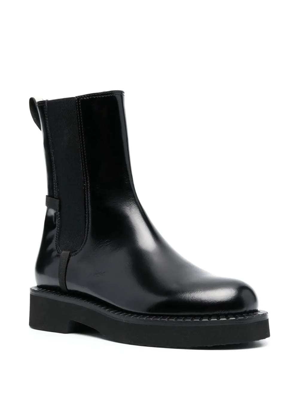 ankle-length leather boots