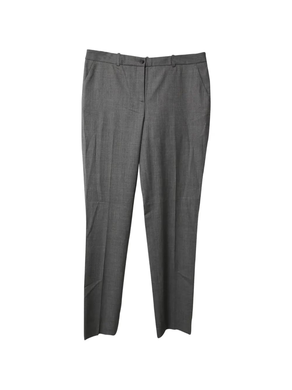 pressed crease tailored trousers