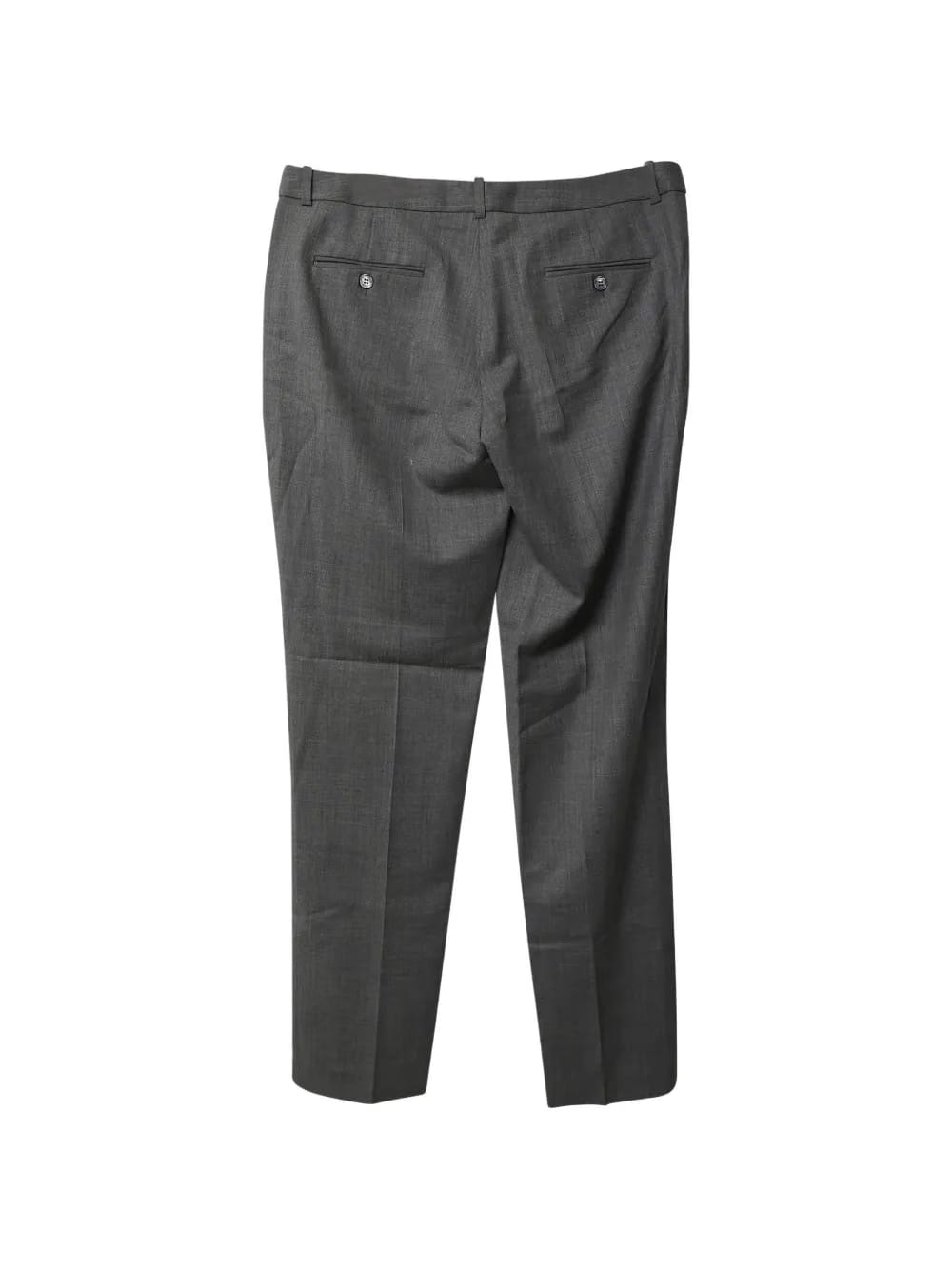 pressed crease tailored trousers