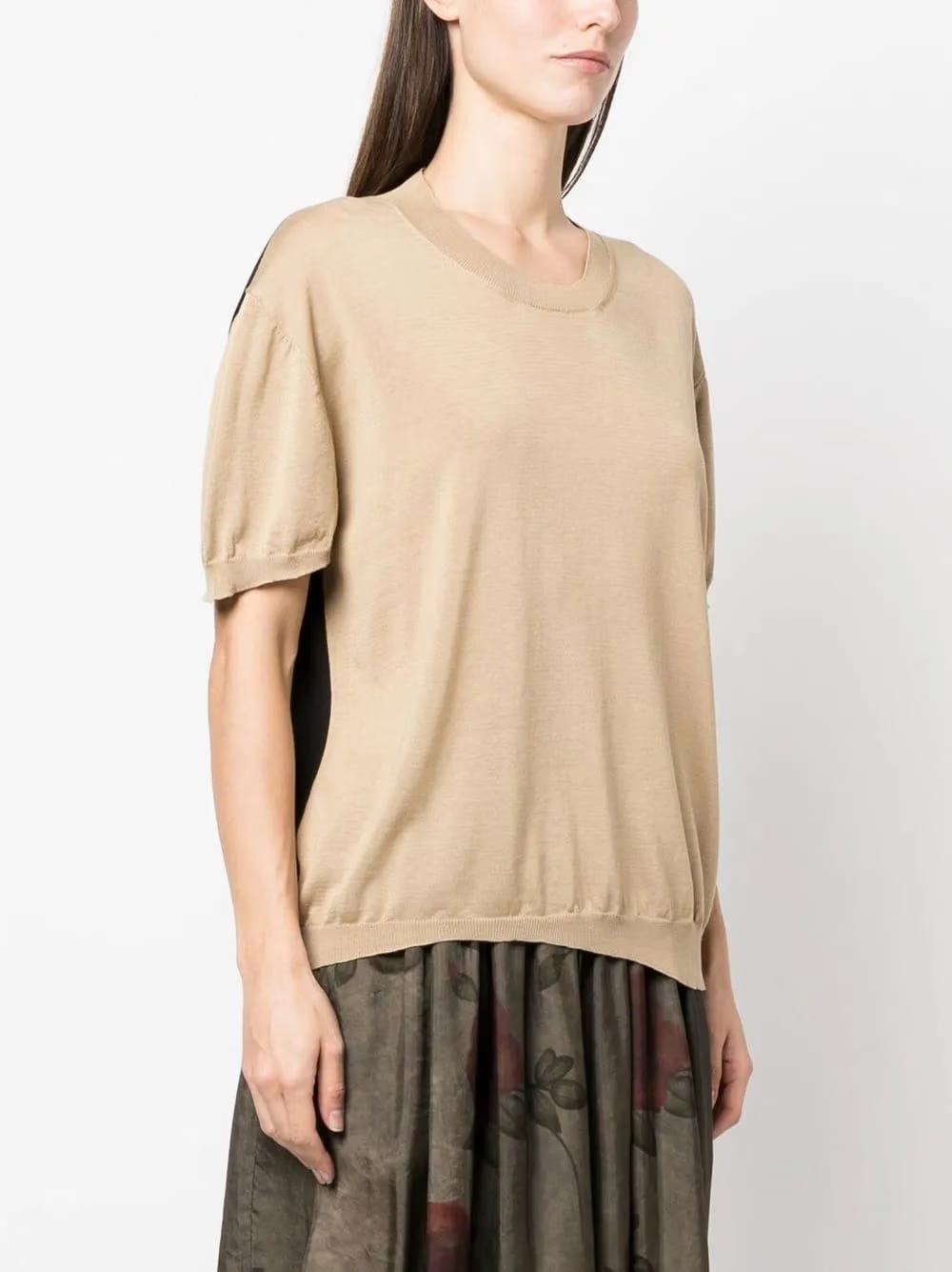 round neck knit top