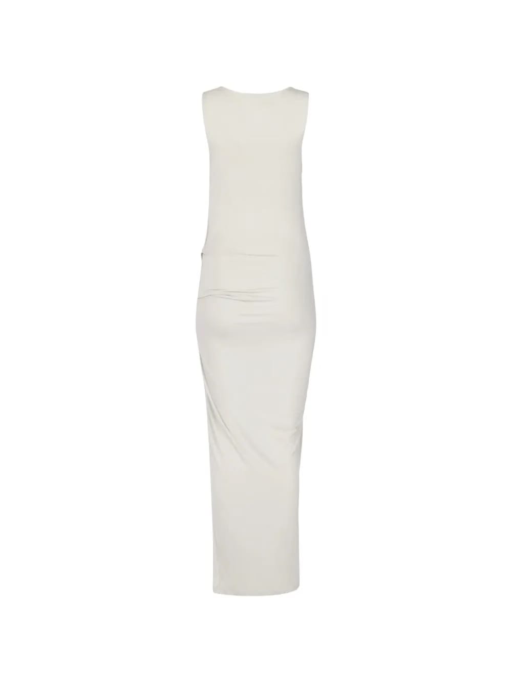 cowl draped midi dress
