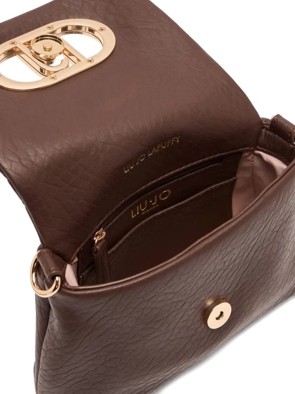 small LaPuffy logo-plaque chain-strap shoulder bag