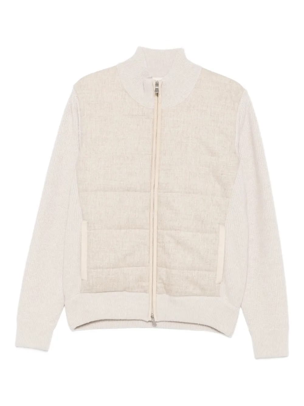 quilted ribbed jacket